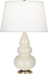 Small Triple Gourd Accent Lamp, Bone