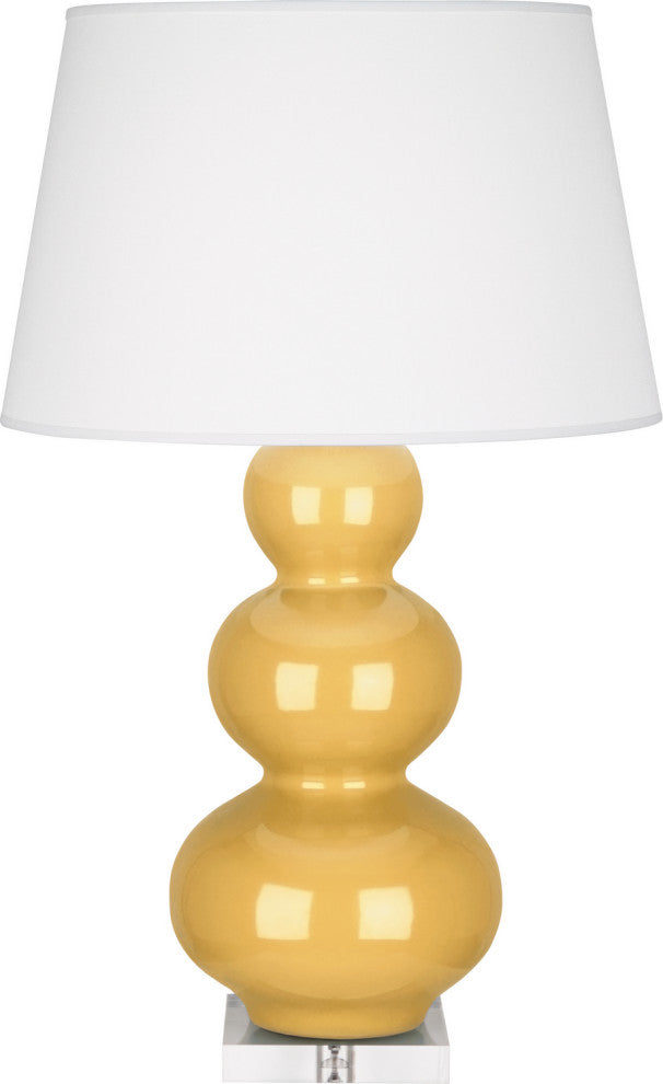 Robert Abbey RA-SU43X 1-Light Table Lamp, Triple Gourd