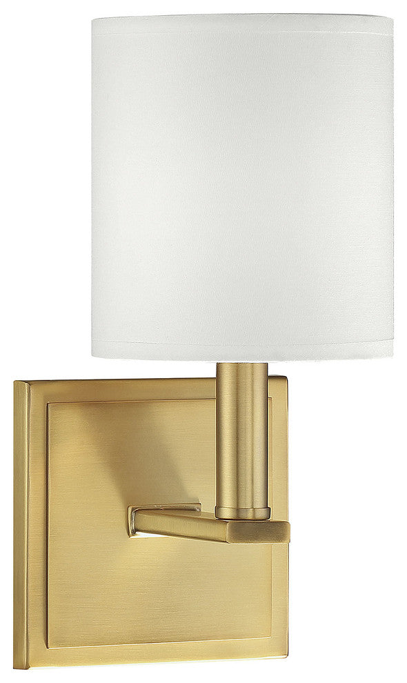 Waverly 1-Light Sconce, Warm Brass