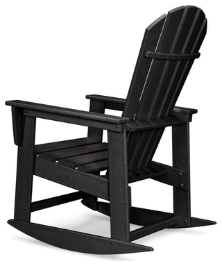 Polywood South Beach Rocking Chair, Black
