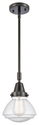 Innovations 447-1S-BK-G324 Olean 1 Light 6.75" Mini Pendant, Matte Black