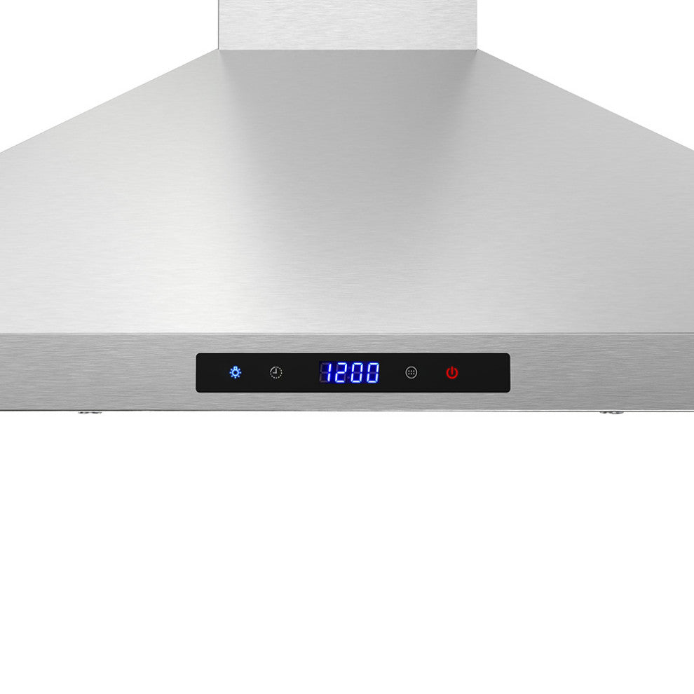 Streamline 30" Francesco Ducted Wall Mount Range Hood, Stainless Steel