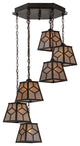 27W Diamond Craftsman 6 LT Cascading Pendant