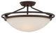Quoizel QF1202SWT Three Light Semi-Flush Mount Ashland Western Bronze