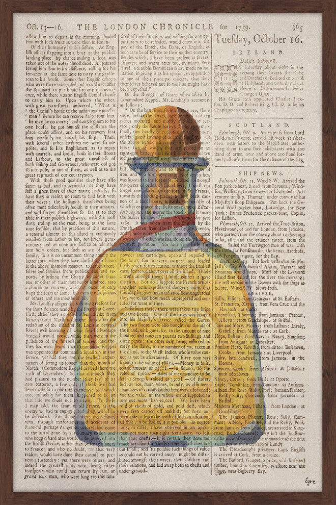 "Golden Tequila" Framed Painting Print, 16"x24"