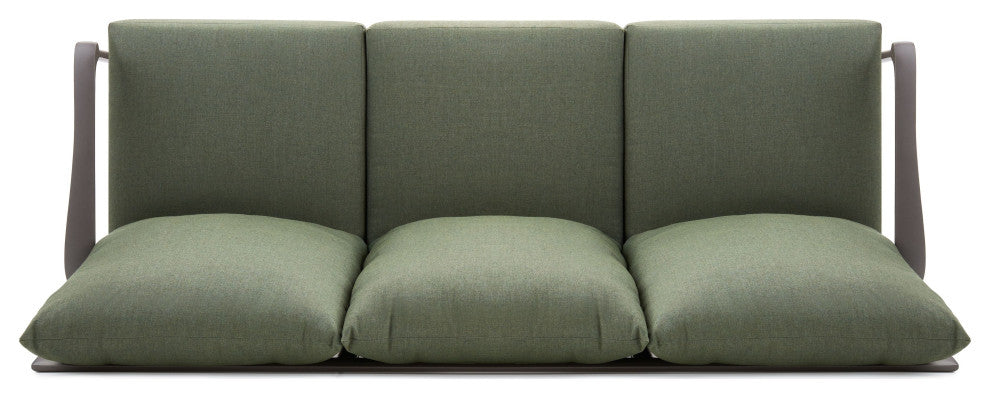 Aspen Cushion Outdoor Resort-Grade Sofa, Brown