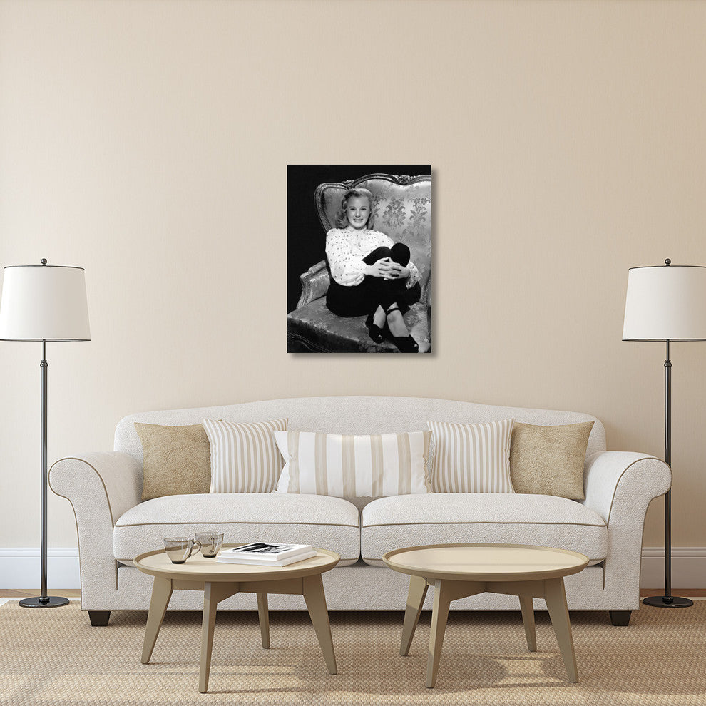 "June Allyson" Stretched Canvas Giclee by Hollywood Photo Archive, 31x40"
