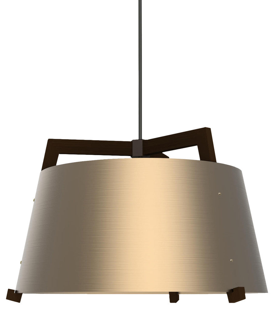 Ignis 24 Pendant LED, Rose Gold, 72" Black Rigid Stem