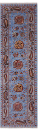 Persian Tabriz Handmade Wool Runner Rug 2' 8" X 9' 10" Q10215