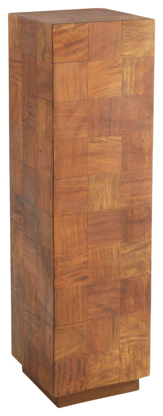 Halma Pedestal, Reclaimed Wood, Large