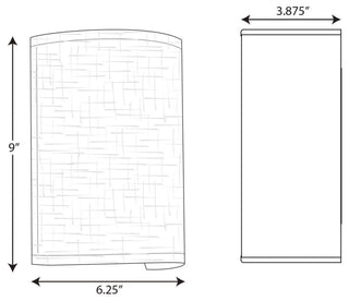 Inspire LED Collection LED Wall Sconce, White