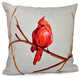 Cardinal Print Pillow, Ivory, 20"x20"