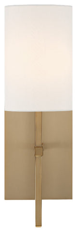 Veronica 1 Light Aged Brass Wall Mount