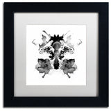 Robert Farkas 'Rorschach' Art, Black Frame, White Mat, 11x11
