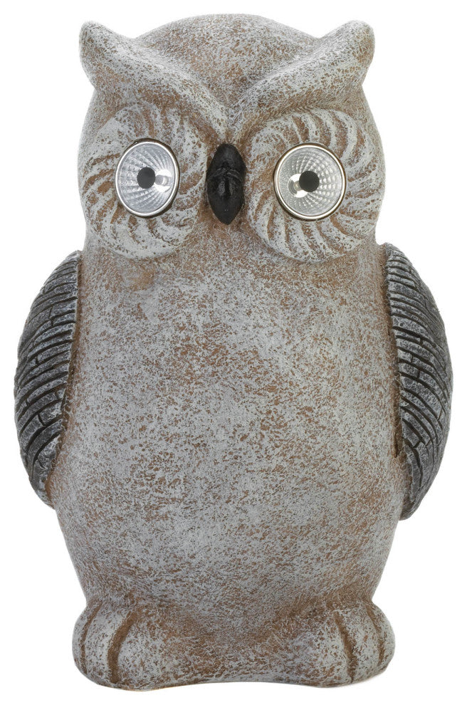 Solar Owl Statue