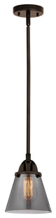Small Cone Mini Pendant, Oil Rubbed Bronze, Plated Smoke, Plated Smoke