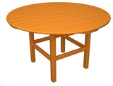 Polywood Kids 38" Dining Table, Tangerine