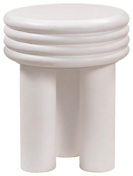 Delta Ivory Concrete Side Table