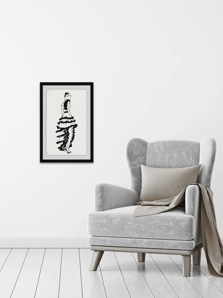 "Flamenco Vogue" Framed Painting Print, 12"x18"