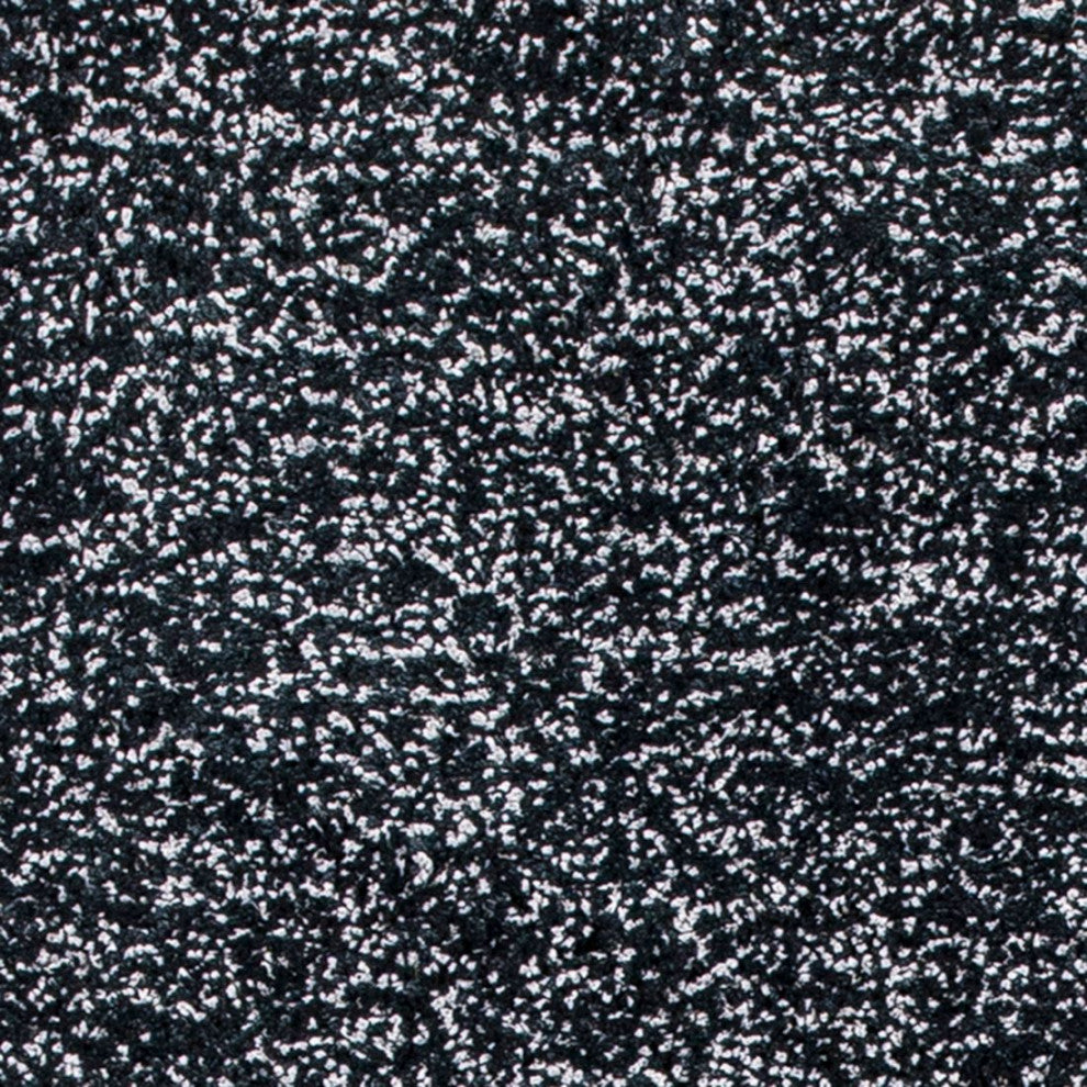 KAS Bliss 1583 Black Heather Shag Area Rug, 5' x 7'