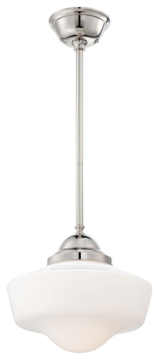 Minka Lavery 1 Light Pendant, Polished Nickel