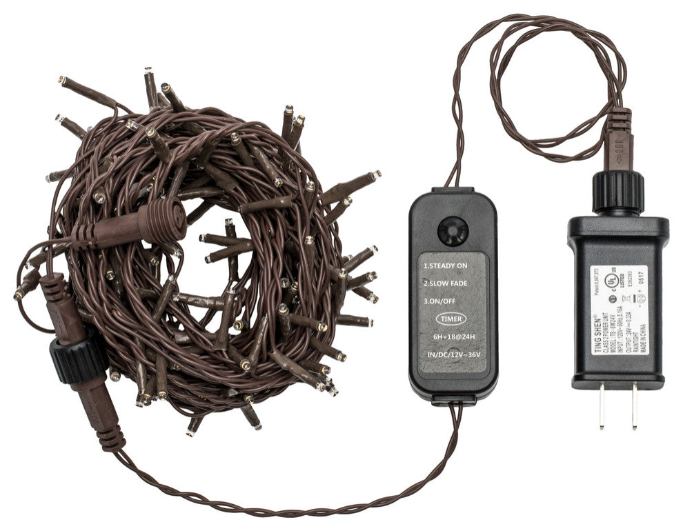 Vickerman X17B146 144 Led 2 Spider Light Set, 24' Christmas Light