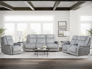 Parker Living Linus Hudson Grey Power Zero Gravity Recliner