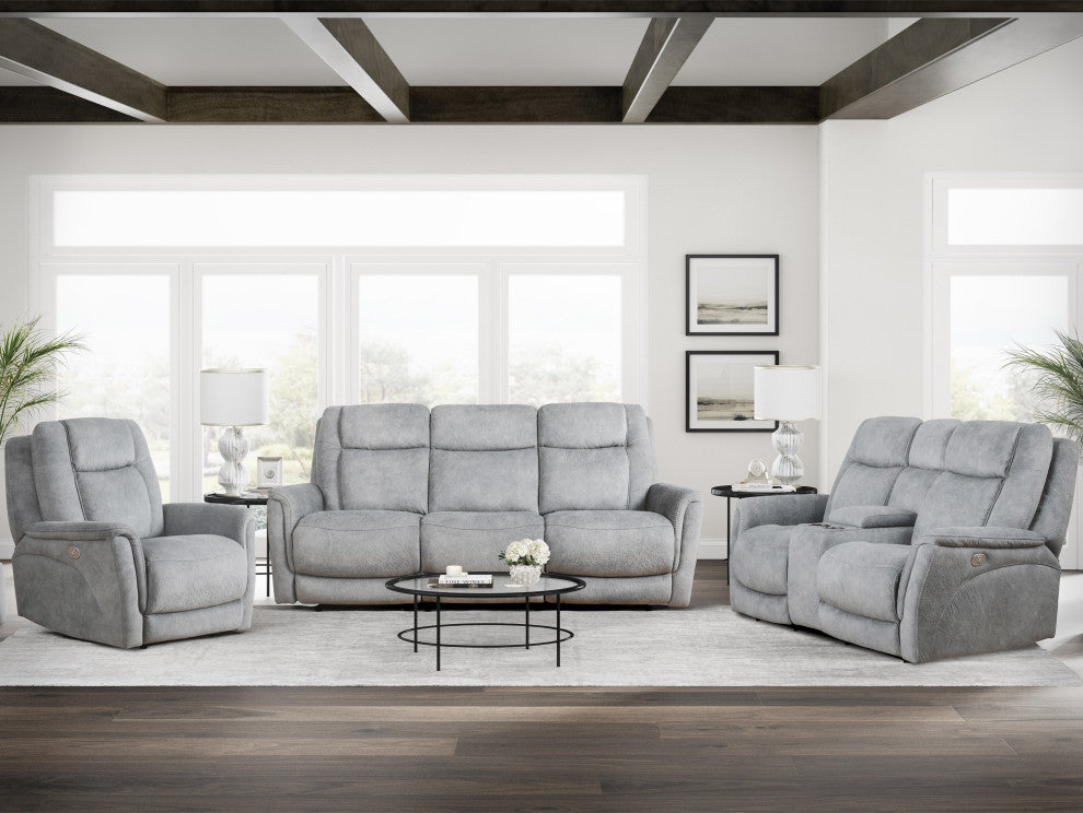Parker Living Linus Hudson Grey Power Zero Gravity Recliner
