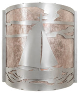 12 Wide Sailboat Wall Sconce