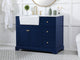 Home Living 22" Farmhouse Blue-Light Bathroom Vanity