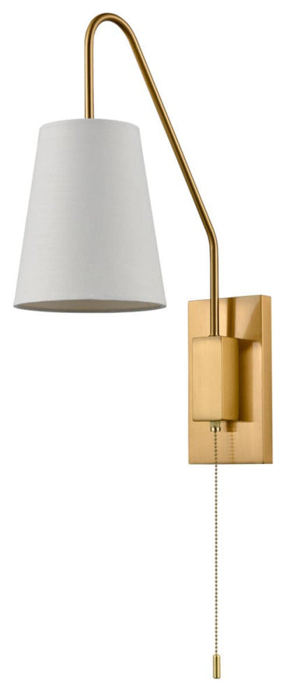 Modern Brass Wall Lamps Plug-In Wall Lights, Set of 2