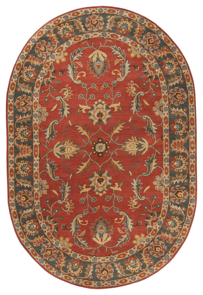 Caesar Area Rug, 6'x9' Oval