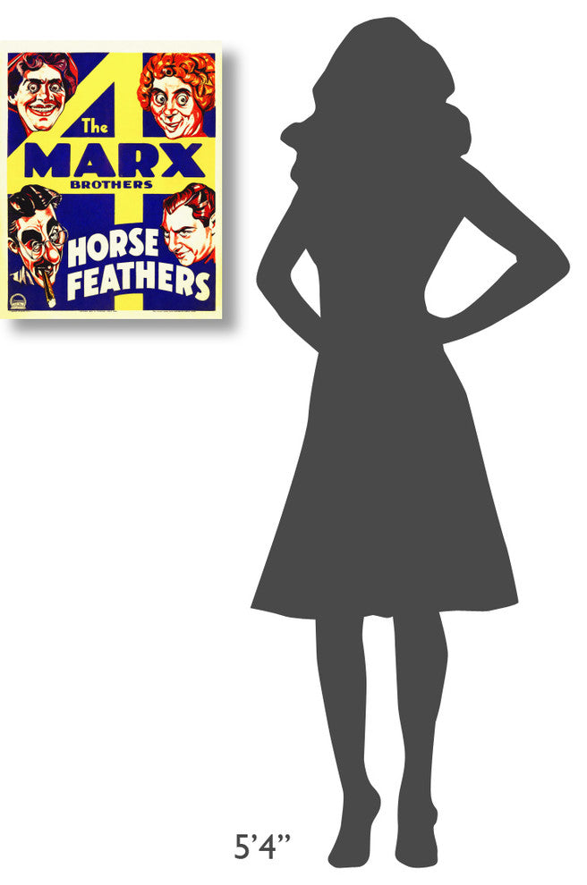"Marx Brothers - Horse Feathers 03" Canvas Giclee, 18"x22"