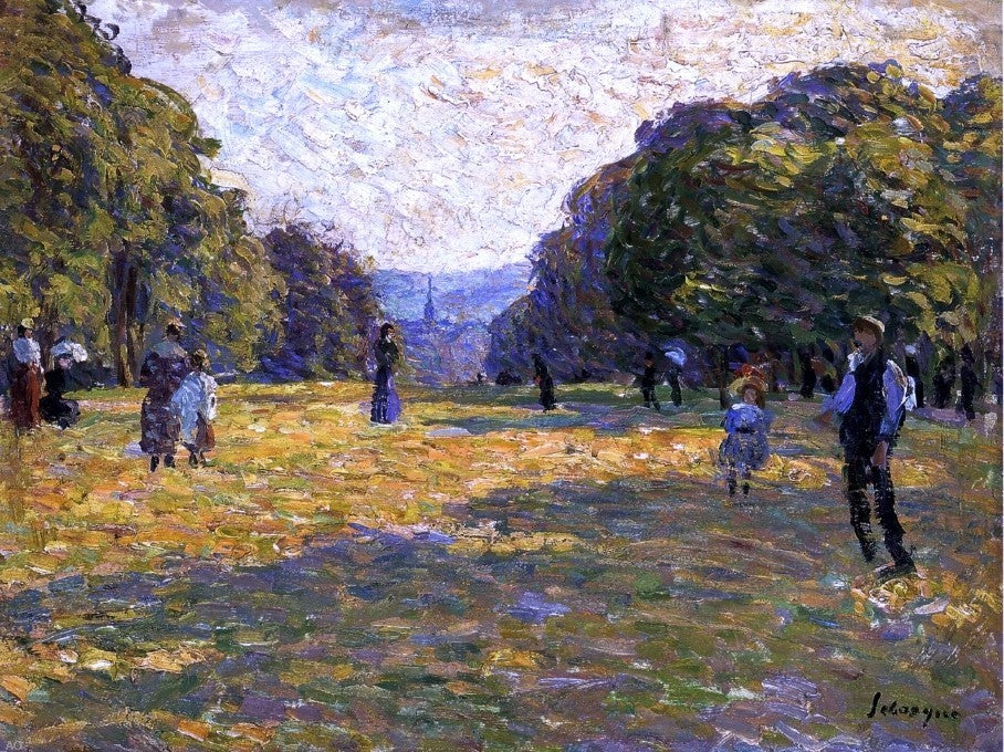 Henri Lebasque Le Parc Monceau Wall Decal