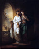 Benjamin West Fidelia and Speranza, Gallery Wrapped Canvas Print, 20"x25"
