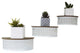 Floating Wall Shelves, 3-Tier Wood Shelves