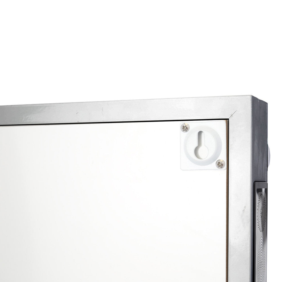 Hollywood Premiere Pro Vanity Mirror, Silver, Bluetooth