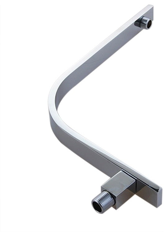 Solid Brass Construction Chrome Square Shape Wall Mounted Rising Shower Arm