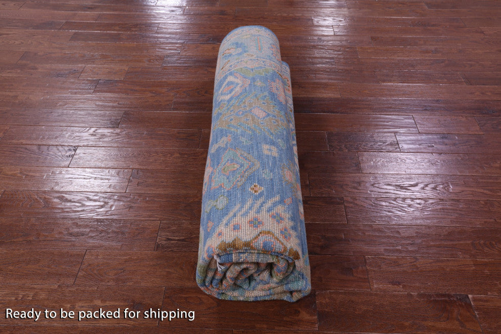 8' 2" X 10' 3" Turkish Oushak Handmade Wool Rug - Q15402