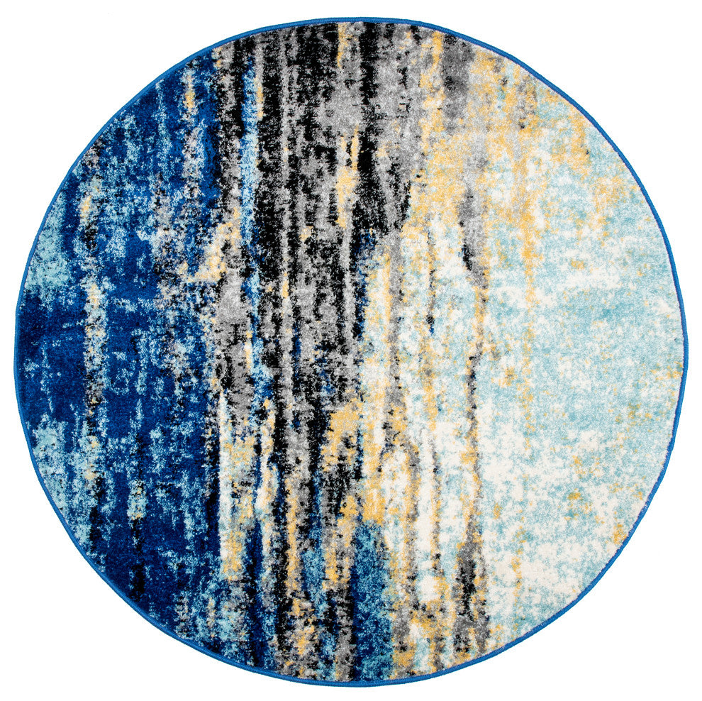 Nuloom Katharina Contemporary Area Rug, Blue 5'