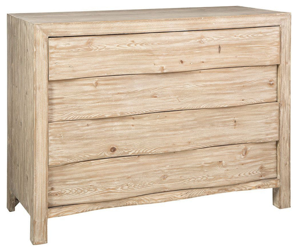 Presley 48" 4-Drawer Storage Chest, Brown