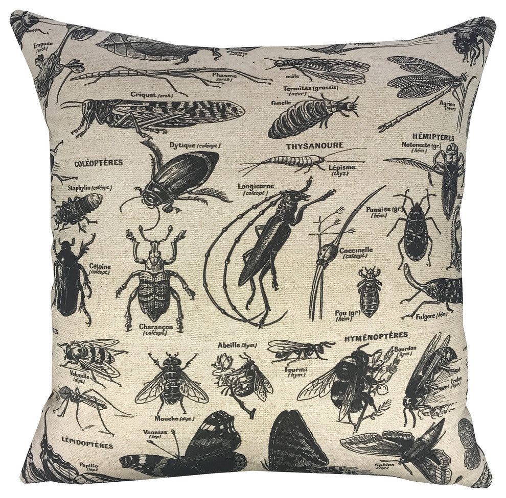 Bugs Throw Pillow