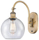 Innovations 518-1W-BB-G124-8 1-Light Sconce, Brushed Brass