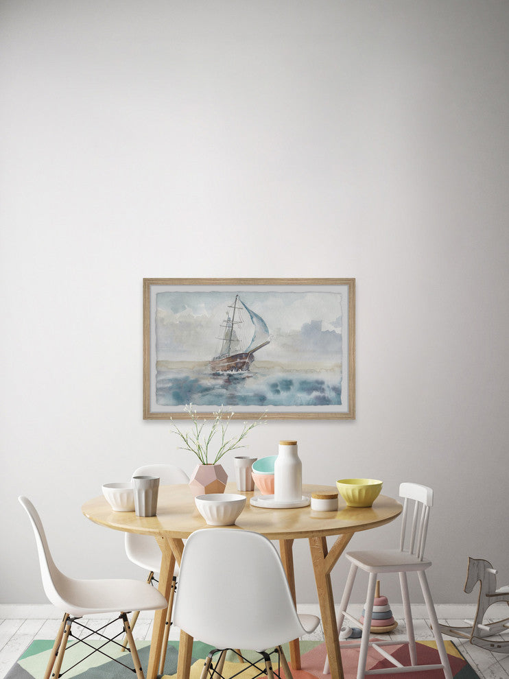 "Great Exploration" Framed Painting Print, 18"x12"