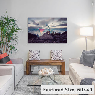 "Tetragrammatons Peak Gallery" by 5by5collective, 18x12x1.5"