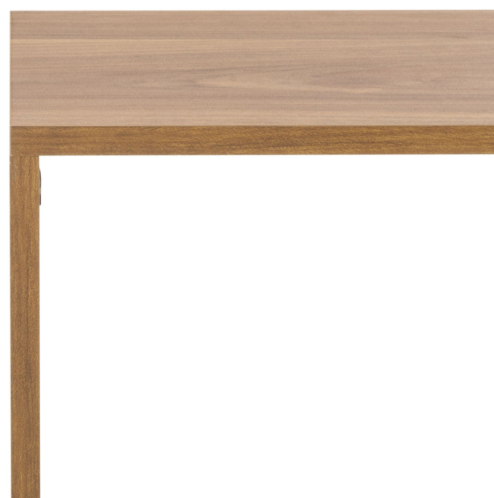 Safavieh Yona Open Shelf Accent Table, Brown Oak