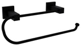 Montero Wall Mounted Paper Towel Holder, Matte Black