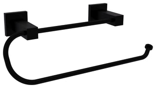 Montero Wall Mounted Paper Towel Holder, Matte Black