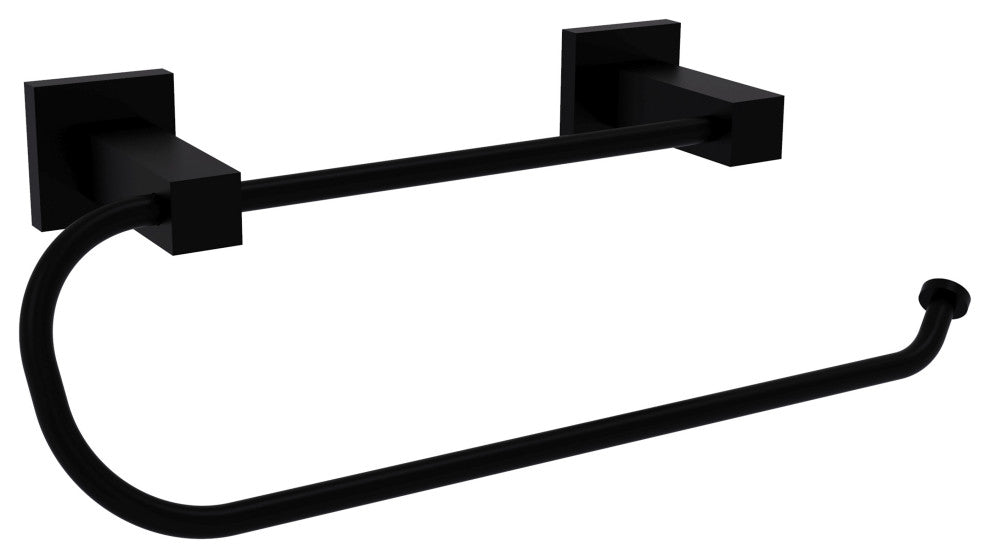 Montero Wall Mounted Paper Towel Holder, Matte Black