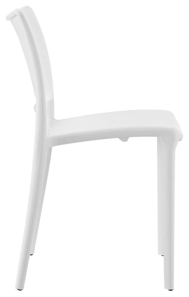 Hipster Dining Side Chair, White